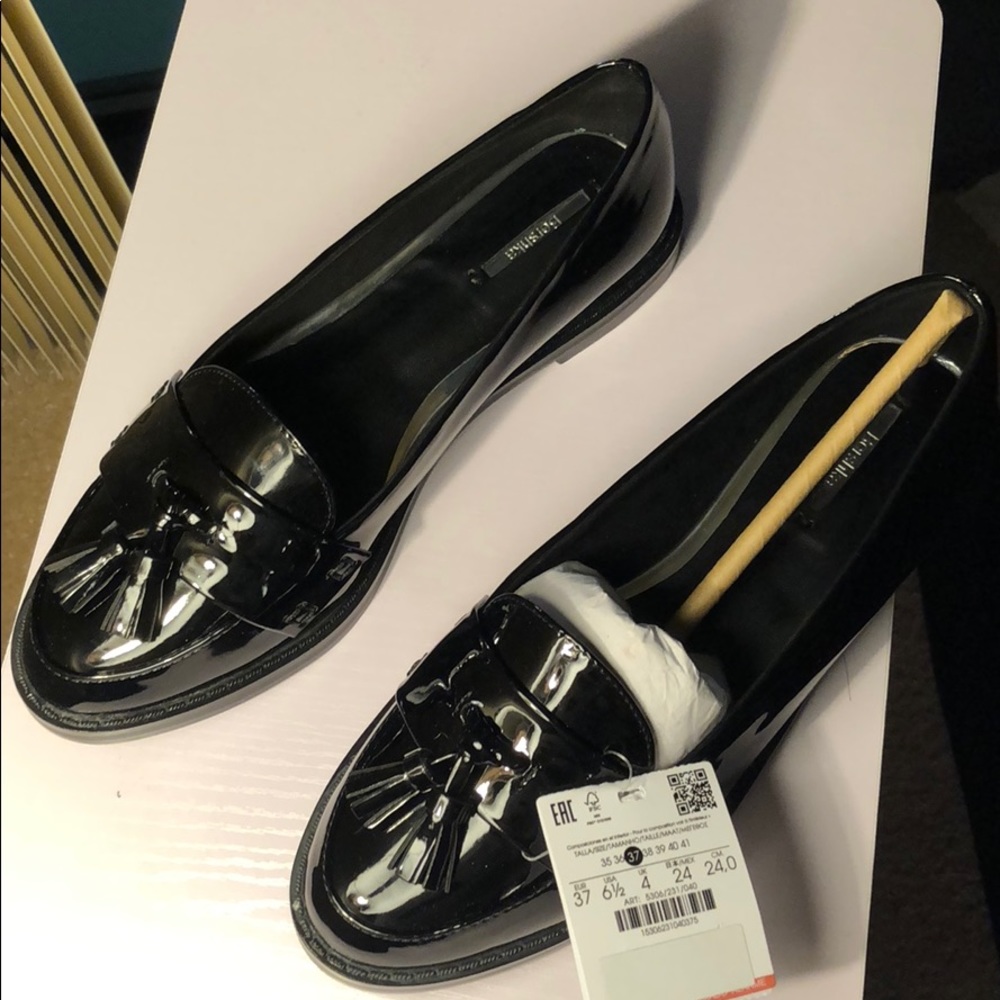 Elegant black flat shoes never worn 👞✨